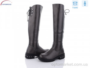 Купить Чоботи жіночі S4-20 Lilin shoes графіт