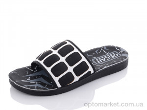 Купить Шльопанці чоловічі S41 white Oscar чорний