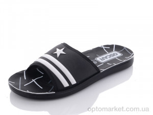 Купить Шльопанці чоловічі S43 black Oscar чорний