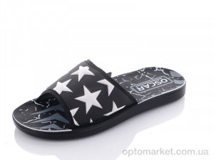 Купить Шльопанці чоловічі S45 black Oscar чорний