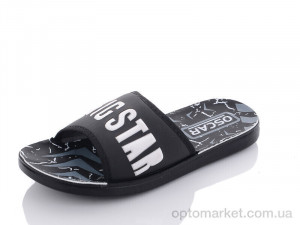 Купить Шльопанці чоловічі S47 black Oscar чорний