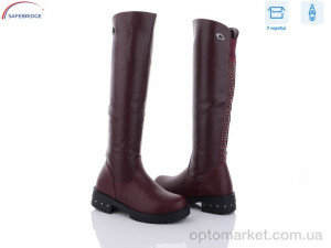 Купить Чоботи жіночі S6-60 Lilin shoes бордовий