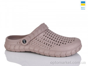 Купить Крокси жіночі С62 бежевий Krok бежевий