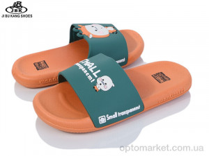 Купить Шльопанці дитячі S831-1 orange Jibukang зелений