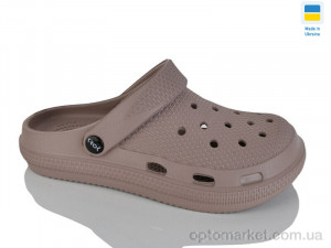 Купить Крокси жіночі С98 св.коричневий Krok коричневий