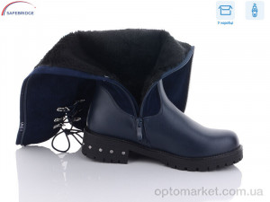 Чоботи жіночі SA2-20 Lilin shoes синій  оптом от Optomarket