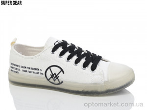Купить Кеди жіночі SBL01 black Super Gear білий
