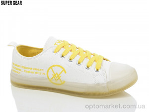Купить Кеди жіночі SBL01 yellow Super Gear білий