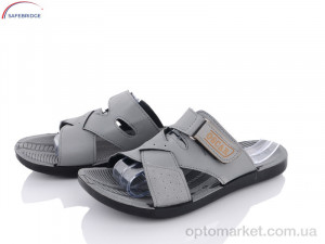 Купить Шльопанці чоловічі Ш46 silver Oscar сірий