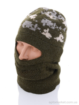Шапка чоловічі Шапка-балак. піксель зелений STARK зелений  оптом от Optomarket