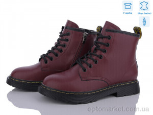Купить Черевики жіночі Шкіра 021308-3 Yalasou бордовий