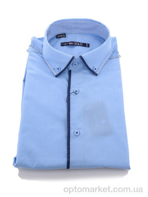 Сорочка чоловічі SKY2454 l.blue Bazzolo блакитний  оптом от Optomarket