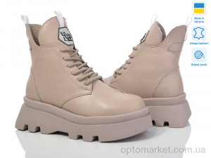 Купить Черевики жіночі Sofi Stails SS-СОФІЯ 202 бежевий шкіра Sofi Stails бежевий