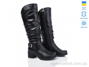 Купить Чоботи жіночі Sofi Stails SS-ВЛАДА 4054 чорна шкіра Sofi Stails чорний