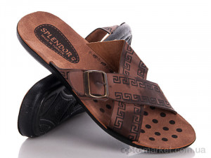 Купить Шльопанці чоловічі Splendor-2 RLX коричневий