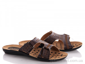 Купить Шльопанці чоловічі Splendor-4 RLX коричневий