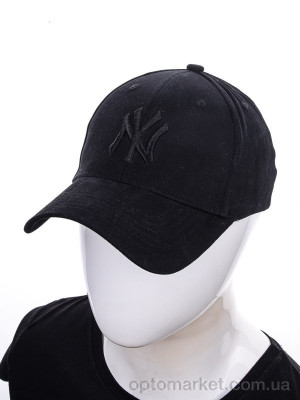 Кепка чоловічі Спорт резинка 009-13 black N.w York чорний  оптом от Optomarket