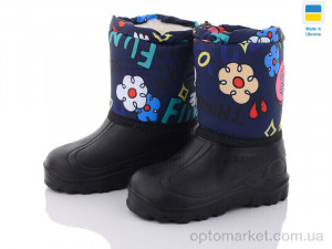 Купить Чоботи з піни дитячі СПП ромашка т.синій 2025 Demur чорний
