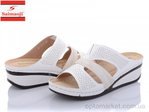 Купить Шльопанці жіночі SU16-6 Saimaoji білий