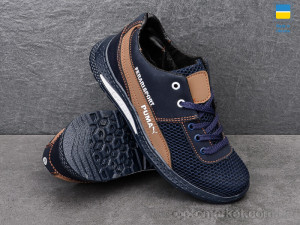 Кросівки дитячі Sunshine D6-3P сине-коричневый SunShine синій  оптом от Optomarket