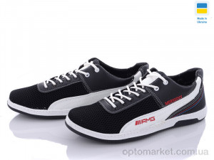 Купить Кросівки чоловічі Sunshine Кр22-3 черно-белый AMG SunShine чорний