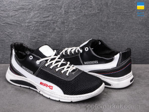 Кросівки чоловічі Sunshine КР22-3А черно-белый SunShine чорний  оптом от Optomarket