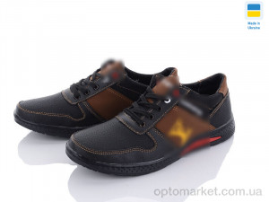 Купить Кросівки чоловічі SunShine КР27 LV чорно-рудий SunShine чорний