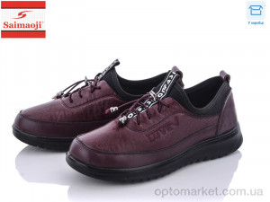 Купить Туфлі жіночі T01-10 Saimaoji бордовий