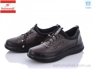 Купить Туфлі жіночі T01-3 Saimaoji коричневий