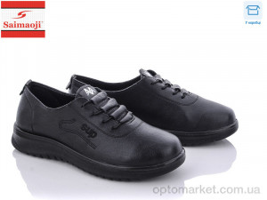 Купить Туфлі жіночі T02-1 Saimaoji чорний