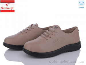 Купить Туфлі жіночі T02-8 Saimaoji коричневий