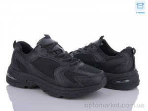 Купить Кросівки унісекс T03-1 YZY чорний