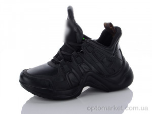 Купить Кросівки жіночі T075-8 L.uis Vuitton чорний