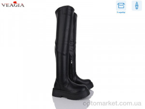 Купить Ботфорти жіночі T09-1 Veagia чорний
