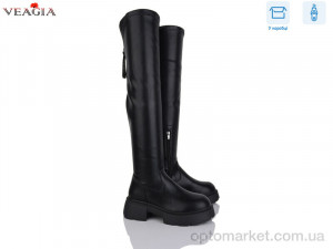 Купить Ботфорти жіночі T10-1 Veagia чорний