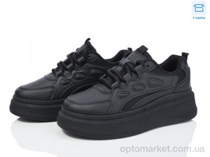 Купить Кросівки жіночі T16-1 YZY чорний