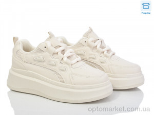Купить Кросівки жіночі T16-3 YZY бежевий