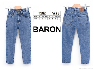 Джинси дитячі T182 Baronjns синій  оптом от Optomarket