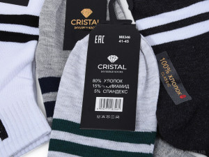 Шкарпетки чоловічі T244 mix Crystal мікс  оптом от Optomarket