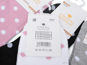 Шкарпетки жіночі T252 mix Cristal мікс  оптом от Optomarket