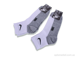 Шкарпетки жіночі T348 white-grey N.ke білий  оптом от Optomarket