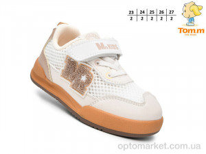 Кросівки дитячі T51135D TOM.M білий  оптом от Optomarket