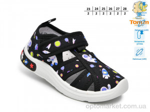 Капці дитячі T60019H LED TOM.M чорний  оптом от Optomarket