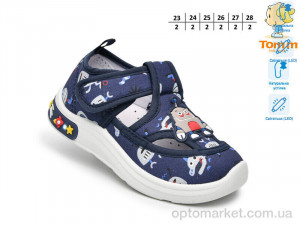 Капці дитячі T60020K LED TOM.M синій  оптом от Optomarket