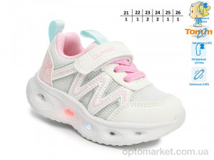 Кросівки дитячі T60052A LED TOM.M білий  оптом от Optomarket