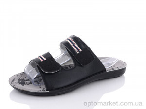 Купить Шльопанці чоловічі T6055Ш black Oscar чорний