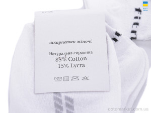 Шкарпетки жіночі T61 white Luxe білий  оптом от Optomarket