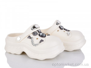Купить Крокси жіночі T678 white JH-ЯН білий