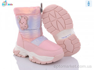 Дутики дитячі T6902-2 BBT kids рожевий  оптом от Optomarket