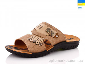 Купить Шльопанці дитячі ТДМ01904-03-3 бежевый Steel бежевий